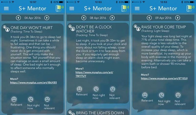 The ResMed S+ accurately tracks sleep cycles, including light, deep and REM sleep.