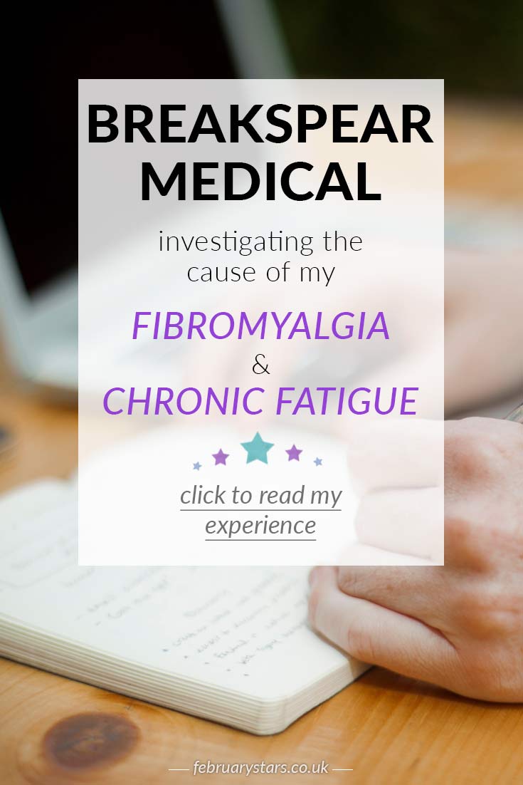 Find out how my appointment went at Breakspear Medical, a clinic I visited to find the root cause of my fibromyalgia and CFS. Click to read or pin to save for later.