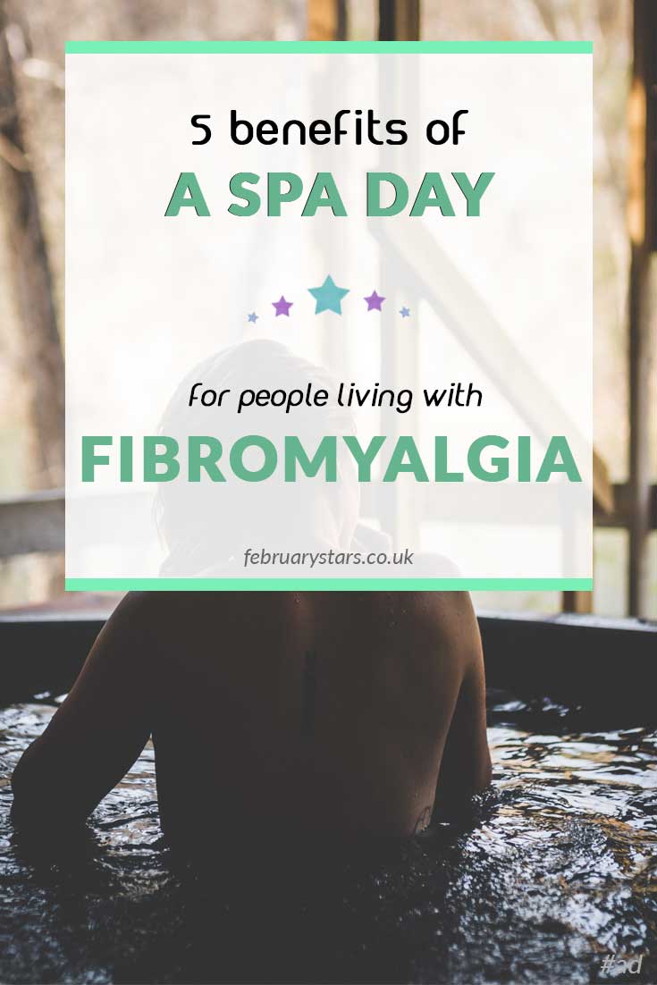 5 benefits of a spa day for Fibromyalgia patients. Learn why I enjoy spa days and why I would recommend them to others with Fibromyalgia.