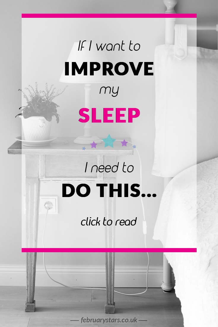 If I want to get better sleep, I need to do this. Click to read or pin to save for later