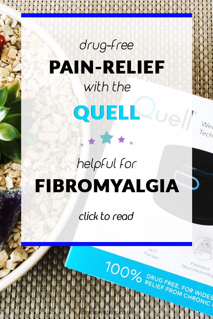 The Quell really helps with my fibromyalgia pin. Click to read or pin to save for later.