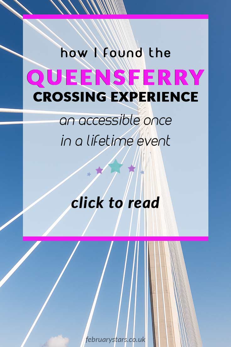 The Queensferry Crossing Experience was a once in a lifetime opportunity offered to 50,000 people. It was a full accessible event. Click to read my experience of pin to save for later.
