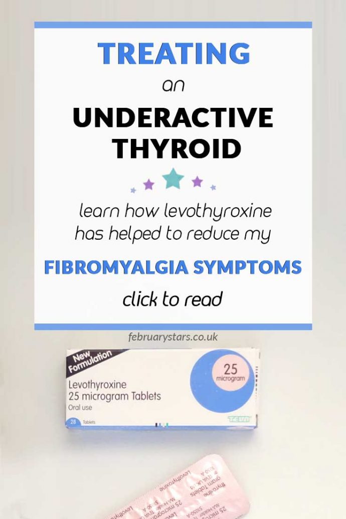 Learn how treating my underactive thyroid with levothyroxine has improved my fibromyalgia symptoms. I've seen improvements in my sleep, mood and chronic pain,