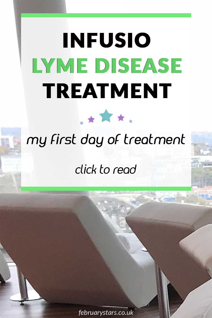 My first day of Lyme Disease treatment at Infusio, Frankfurt. Click to read or pin to save for later. #stemcelltherapy #lymedisease #chroniclymedisease