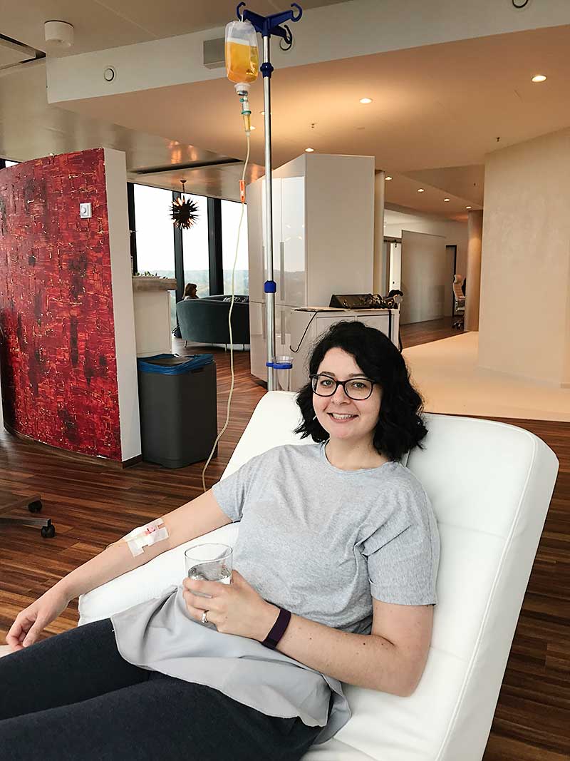 My second day of Lyme Disease treatment at Infusio. Click to read or pin to save for later. #lymedisease