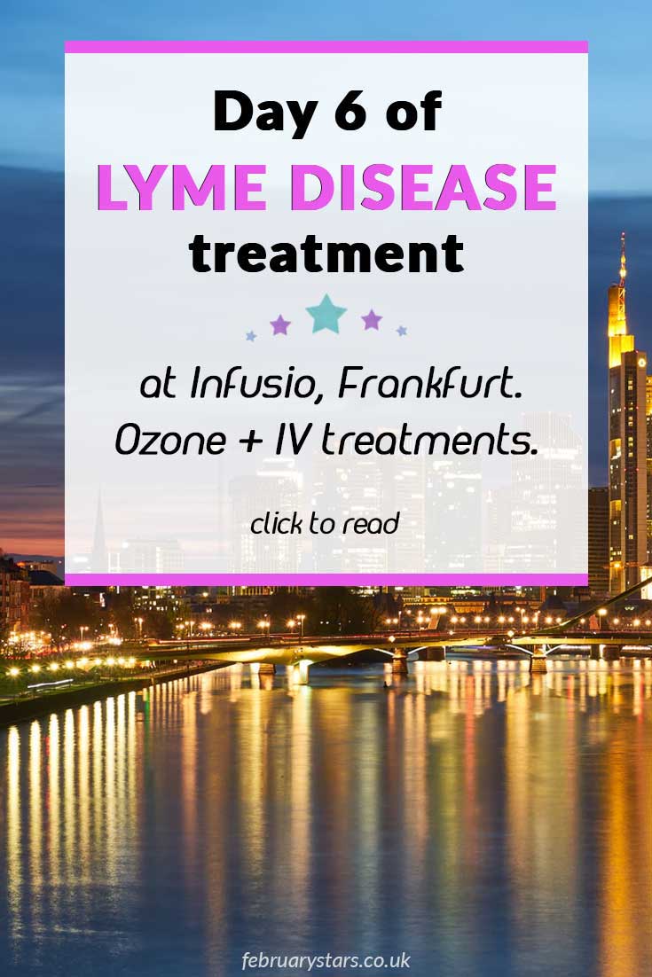 Day 6 of Lyme Disease treatment at Infusio, Frankfurt. Today, I had ozone therapy plus other IV treatments. #lymedisease #stemcells #infusio