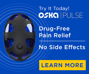 Oska Pulse, drug-free pain relief with no side effects using PEMF technology. Click to learn more.
